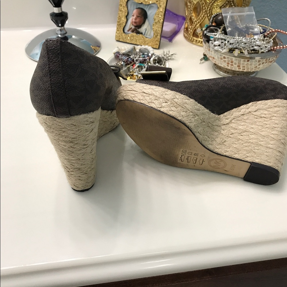 MICHAEL Michael Kors Brown Wedges - Picture 3 of 6